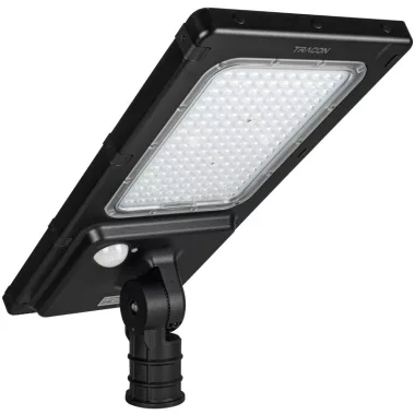 TRACON LSLSH60W Napelemes Hibrid LED utcai világítótest mozgásérzékelővel 60 W, 4000 K, 9600 lm, IP65, 12,8 V, 12 Ah