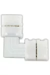 TRACON LSZTL10 Solderless "L" quick connector for single color LED stripsW = 10 mm, 2P