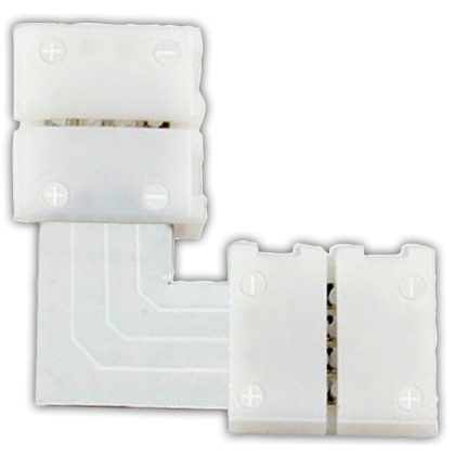   TRACON LSZTL10 Solderless "L" quick connector for single color LED stripsW = 10 mm, 2P