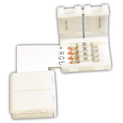   TRACON LSZTLRGB Forrasztás nélküli "L" gyorscsatlakozó RGB LED szalagokhoz W=10 mm, 4P