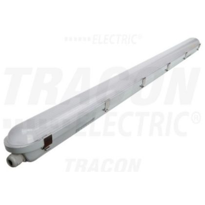   TRACON LVH1236E Védett LED ipari lámpatest vészvilágító funkcióval 230 VAC, 36/4 W, 5400/140 lm, 3 h, 4000 K, IP65, IK08