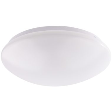 TRACON MFIP1E27 Védett kerek falilámpa, opál bura, fehér 230V, 50Hz, max. 1x35W, E27, IP44, D=256mm