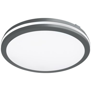 TRACON MFKA20CCT LED mennyezeti lámpa színhőállító kapcsolóval,antracit 230V,50Hz,20W, 2000lm, 3000K/4000K/6500K, IP65,D=200mm,EEI=F