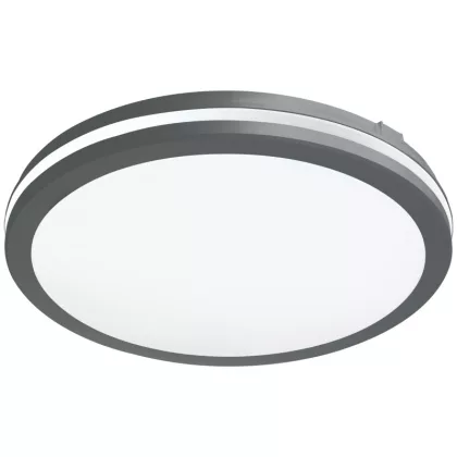   TRACON MFKA20CCT LED mennyezeti lámpa színhőállító kapcsolóval,antracit 230V,50Hz,20W, 2000lm, 3000K/4000K/6500K, IP65,D=200mm,EEI=F