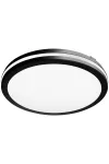 TRACON MFKBL40CCT LED mennyezeti lámpa színhőállító kapcsolóval,fekete 230V,50Hz, 40W, 4000lm, 3000K/4000K/6500K, IP65, EEI=F