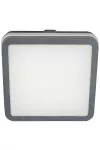 TRACON MFKNA18CCT LED mennyezeti lámpa színhőállító kapcsolóval,antracit 230V,50Hz,18W, 1850lm, 3000K/4000K/6500K, IP65,D=220mm,EEI=F