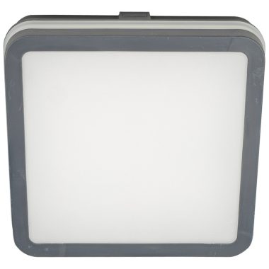 TRACON MFKNA18CCT LED mennyezeti lámpa színhőállító kapcsolóval,antracit 230V,50Hz,18W, 1850lm, 3000K/4000K/6500K, IP65,D=220mm,EEI=F