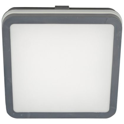   TRACON MFKNA18CCT LED mennyezeti lámpa színhőállító kapcsolóval,antracit 230V,50Hz,18W, 1850lm, 3000K/4000K/6500K, IP65,D=220mm,EEI=F