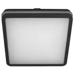   TRACON MFKNBL24CCT LED mennyezeti lámpa színhőállító kapcsolóval,fekete 230V,50Hz,24W, 2500lm, 3000K/4000K/6500K, IP65,D=290mm,EEI=F