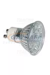 TRACON MR230L-G bec led dicroic zöld230V, 50Hz, MR230, 1,2W, 120°, GU10, 18×LED TRACON MR230L-G bec led dicroic zöld230V, 50Hz, MR230, 1,2W, 120°, GU10, 18×LED