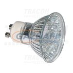   TRACON MR230L-G Hidegtükrös LED fényforrás, zöld230V, 50Hz, MR230, 1,2W, 120°, GU10, 18×LED