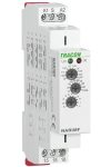 TRACON NARIMF Multifunkciós időrelé (10 funkció) AC/DC 12-240V, 0,1s-10d, 16A/AC1, 250VAC/