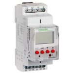 TRACON NARVSN Feszültségfigyelő relé 3 fázisra kijelzővel AC 230V L-N, U>,< 70-400V, 2CO 8