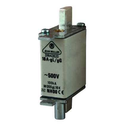 TRACON NK00C-50 Kiütőszeges késes biztosító Un=500V AC, 50A, 00C, 100kA/500VAC, gG