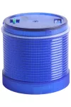 TRACON NYG3-70230B Fényjelző oszlop, kék fényű henger, hangjelzéses aljzathoz 230V AC, IP65