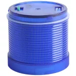   TRACON NYG3-70230B Fényjelző oszlop, kék fényű henger, hangjelzéses aljzathoz 230V AC, IP65