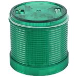   TRACON NYG3-70230G Fényjelző oszlop, zöld fényű henger, hangjelzéses aljzathoz 230V AC, IP65