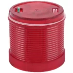   TRACON NYG3-7024R Fényjelző oszlop, piros fényűhenger, hangjelzéses aljzathoz 24V AC/DC, IP65