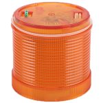   TRACON NYG3-7024Y Fényjelző oszlop, sárga fényűhenger, hangjelzéses aljzathoz 24V AC/DC, IP65