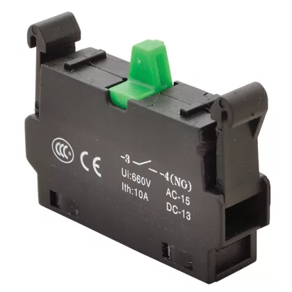   TRACON NYG3-CE1 Érintkező-egység NYG(K)3 sorozathoz NO 1×NO, 5A/230V AC-15, 1A/230V DC-13