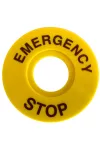TRACON NYG3-ES60 EMERGENCY STOP lap d=60mm; h=2mm; ABS