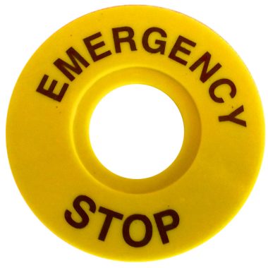TRACON NYG3-ES60 EMERGENCY STOP lap d=60mm; h=2mm; ABS