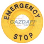 TRACON NYG3-ES60H EMERGENCY STOP lap d=60mm, h=8mm, ABS