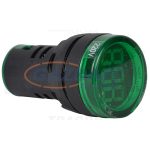   TRACON NYG3-VG Feszültségmérő, LED jelzőfény,zöld 24-500VAC, d=22mm