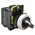   TRACON NYK3-S24BK Karos kapcsoló, kétállású, rugóvisszatérítéses 1×NO+1×NC, 5A/230V AC-15, IP65