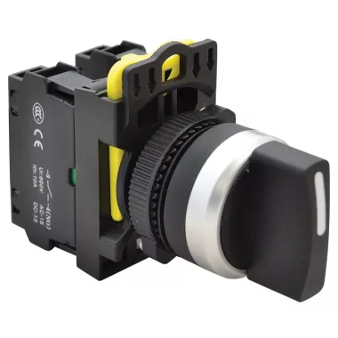 TRACON NYK3-S31BK Karos kapcsoló, háromállású 2×NO, 5A/230V AC-15, IP65