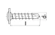 TRACON OPCS13 Laposfejű önfúró lemezcsavar,4,2x13mm 4,2x13mm