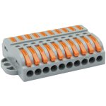 TRACON OVOFT1010 Csavar nélküli vezetékösszekötő, toldó, nyitható 0,5-4mm2, 32A, 400VAC 10