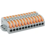   TRACON OVOFT1212 Csavar nélküli vezetékösszekötő, toldó, nyitható 0,5-4mm2, 32A, 400VAC 12P