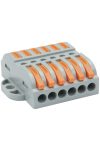 TRACON OVOFT66 Csavar nélküli vezetékösszekötő, toldó, nyitható 0,5-4mm2, 32A, 400VAC 6P