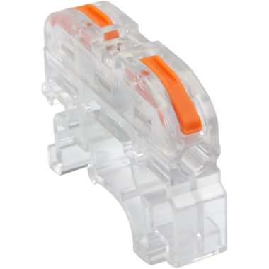 TRACON OVOKT11 Csavar nélküli vezetékösszekötő, toldó, nyitható, átlátszó 0,5-4mm2, 32A, 400VAC 1P