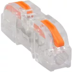   TRACON OVOTT11 Csavar nélküli vezetékösszekötő, toldó, nyitható, átlátszó 0,5-4mm2, 32A, 400VAC 1P