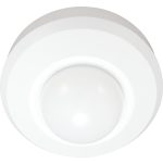   TRACON PRS47 Jelenlétérzékelő, fehér 230V, 50Hz, 360°, 1000W, 1-20m, 10s-30min, 3-2000lux, IP44