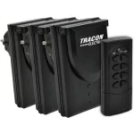   TRACON RCS13-IP Távkapcsolós csatlakozóaljzat, 3aljzat, 1 távírányító, IP44 230VAC, 50Hz, 3600W, IP44, 433,92MHz