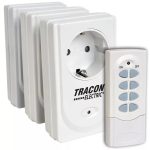   TRACON RCS13 Priza cu telecomanda 230VAC, 50Hz, 3600W, IP20, 433,92MHz