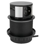 TRACON RE1003USB Asztali aljzat (előugró) 3xSchuko, USB-A, USB-C, max. 16A, 230VAC, 3680W,