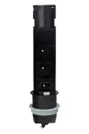 TRACON RE603USB Asztali aljzat (kihúzható) 3xSchuko, USB-A, USB-C, max. 16A, 230VAC, 3680W, H05VV-F