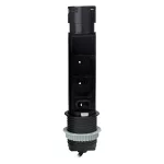   TRACON RE603USB Asztali aljzat (kihúzható) 3xSchuko, USB-A, USB-C, max. 16A, 230VAC, 3680W, H05VV-F