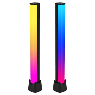 TRACON RGBWDESK Okos RGBW asztali hangulatvilágítás 300x30x30mm, NEON, 5V, 1A, 5W, 14 mode