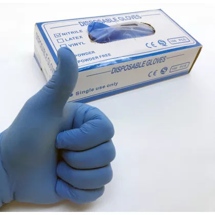 TRACON RGS Nitril gumikesztyű S