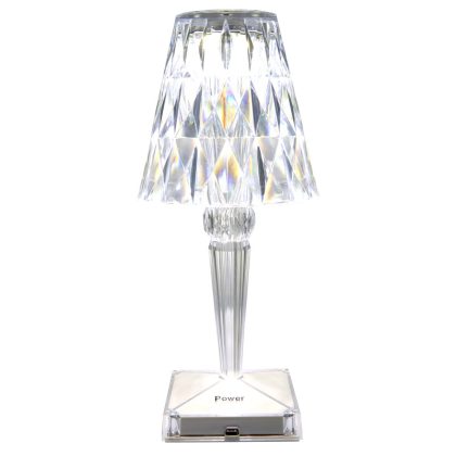   TRACON RLG Asztali akkumulátoros LED díszlámpa, ernyő 1W, 3000-6500K, 3,7V, 1200 mAh, Li-Ion, 70lm, 6h, IP20