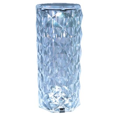 TRACON RLV Asztali akkumulátoros LED díszlámpa, henger 1W, RGB, 3,7V, 1500 mAh, Li-Ion,45l