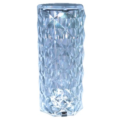   TRACON RLV Asztali akkumulátoros LED díszlámpa, henger 1W, RGB, 3,7V, 1500 mAh, Li-Ion,45lm ,6h, IP20