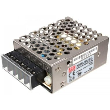 TRACON RS-15-24 Fém házas LED meghajtó szalagokhoz, szabályozható DC kimenet 85-264 VAC / 24 VDC; 15 W; 0-6,25 A