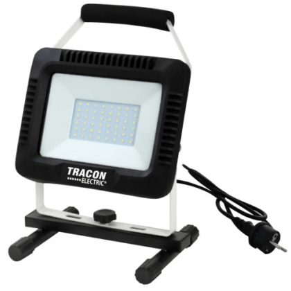   TRACON RSMDAW30W Portable LED Mounting Floodlight180-240 VAC, 30W, 2400lm, IP65, 4000K, EEI = A