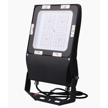 TRACON RSMDC100W LED fényvető, szimmetrikus, dimmelhető 100-240VAC,50Hz,100W,13.500lm,4000K,IP66,110°,1-10V,EEI=D
